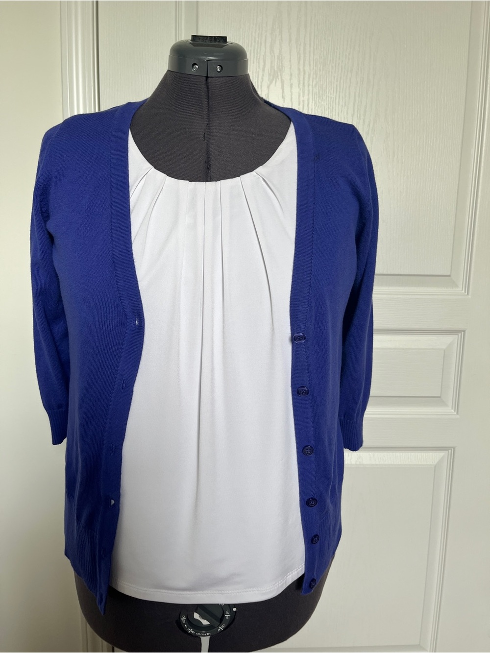 AB Studio Vibrant Purple Knit Top